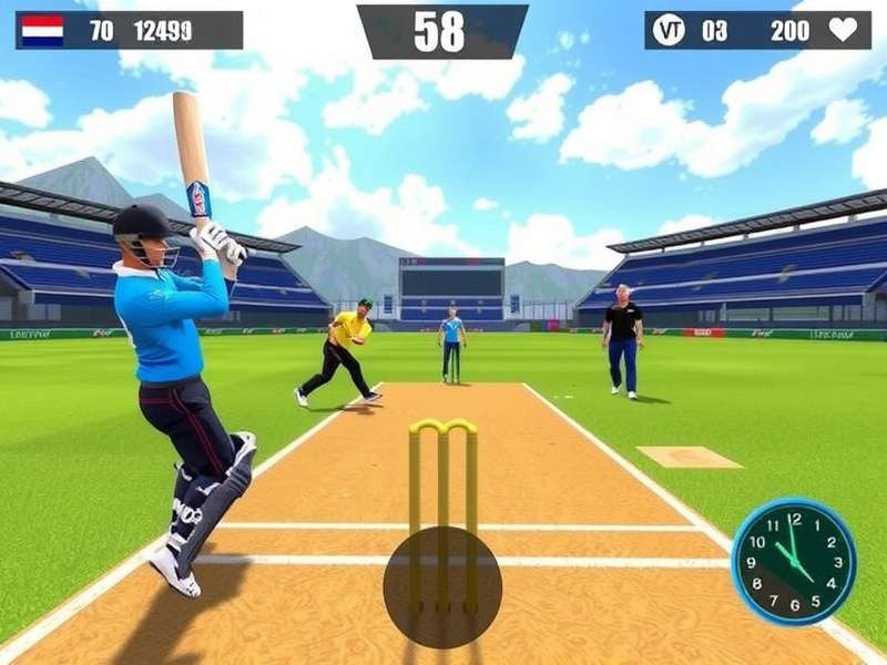 VR Cricket Dynamos Gameplay Screenshot
